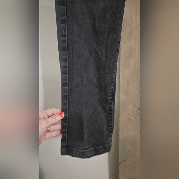 GERARD DERAL Washed Black straight leg jeans. Size 8 US - Picture 7 of 10